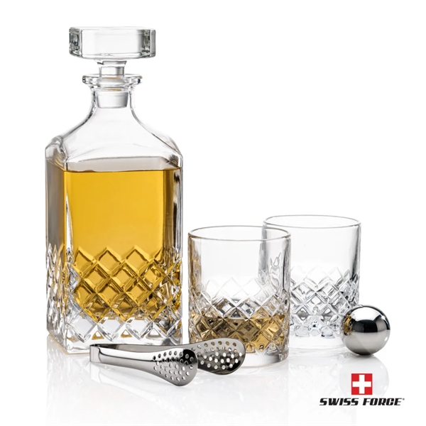 Your choice of Lead-Free Crystalline Decanter is paired with 2 matching... from ASI 84592 St Regis Group