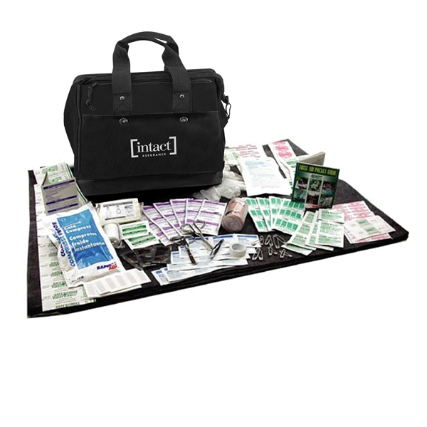 180 Pieces deluxe first aid kit.... from ASI 63698 Justin Case®