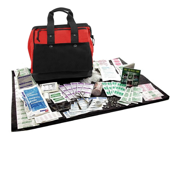 180 Pieces deluxe first aid kit.... from ASI 63698 Justin Case®