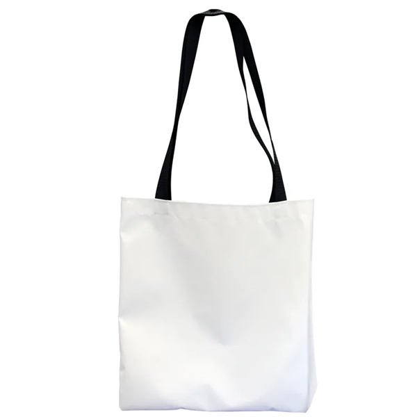 Durable flat tote with full color art on both sides. Perfect... from ASI 67557 LimeLight Ent