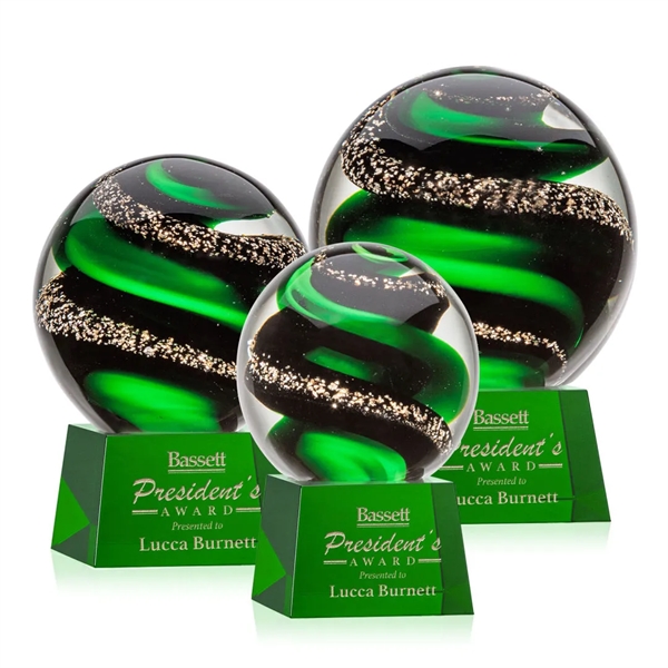 Zodiac Award on Robson Base - Green... from ASI 84592 St Regis Group / St Regis