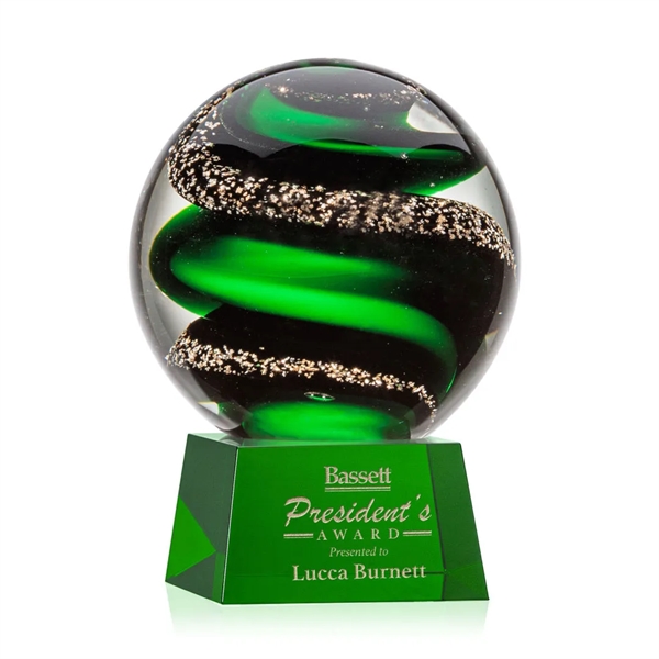 Zodiac Award on Robson Base - Green... from ASI 84592 St Regis Group / St Regis