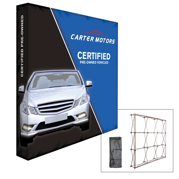 Booth Package includes Medium Spring Wall, Transformer Trunk, two Mini X-Banners,... from ASI 80228 Quinn