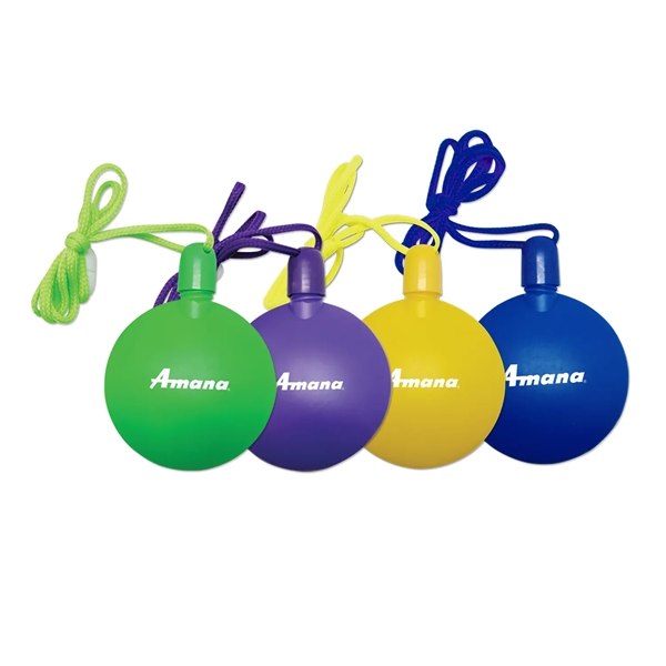 Plastic, colorful round bubble necklace that measures 2 1/2" in diameter.... from ASI 98360 WOWLine / WOWLine®