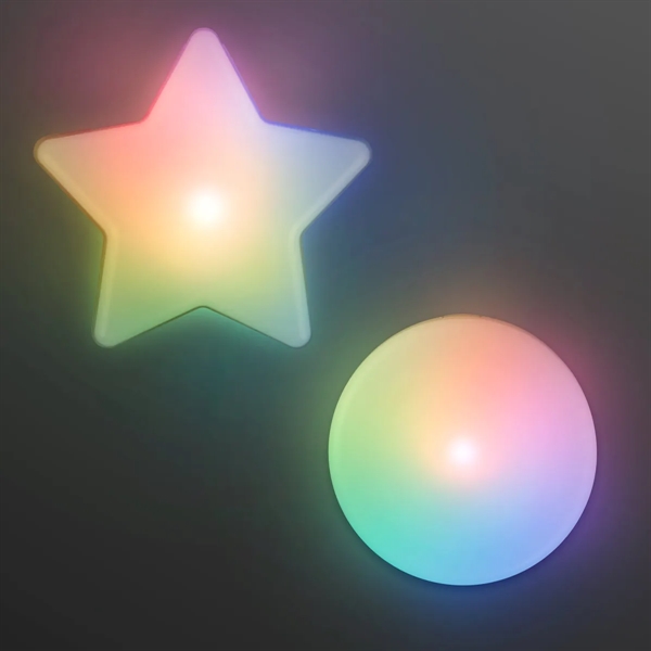 Blank & Imprinted Pricing, 2 different shapes (Circle & Star)... from ASI 34194 ALightPromos