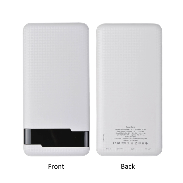 High Speed 10,000mAh Slim Power Bank w/ LCD display... from ASI 41511 Brainchild USA Inc / BrainChild Gift Club