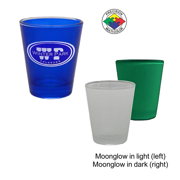 1.5oz colored shot glass with clear bottom.... from ASI 80093 Pyrographics / Pyrographics Line