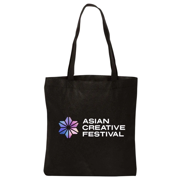 13.5" x 14.5" 80GSM non-woven material tote bag with 22" handles.... from ASI 63549 Jornik Manufacturing Corp