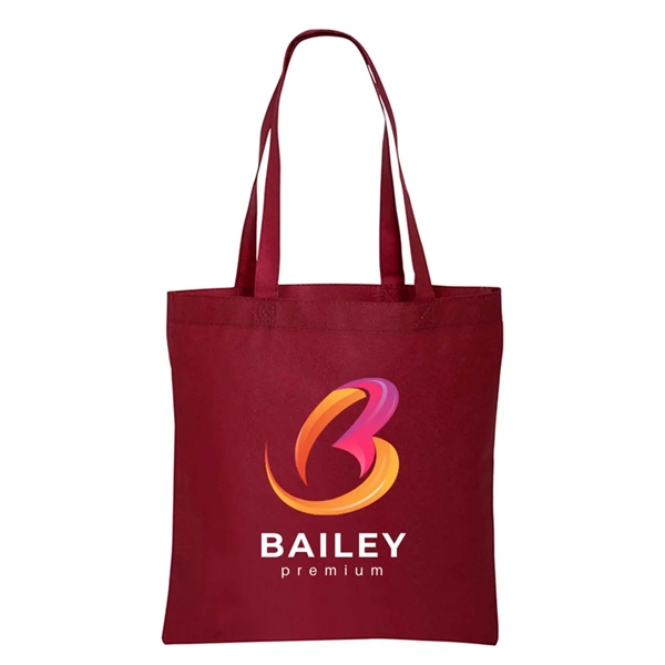 13.5" x 14.5" 80GSM non-woven material tote bag with 22" handles.... from ASI 63549 Jornik Manufacturing Corp