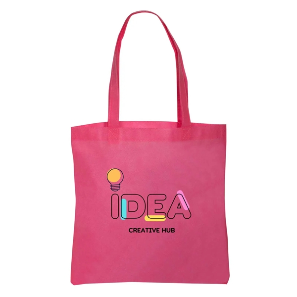 13.5" x 14.5" 80GSM non-woven material tote bag with 22" handles.... from ASI 63549 Jornik Manufacturing Corp