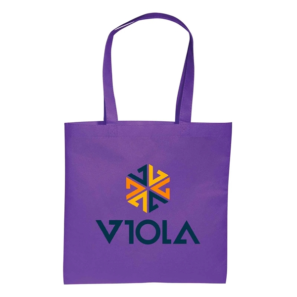 13.5" x 14.5" 80GSM non-woven material tote bag with 22" handles.... from ASI 63549 Jornik Manufacturing Corp