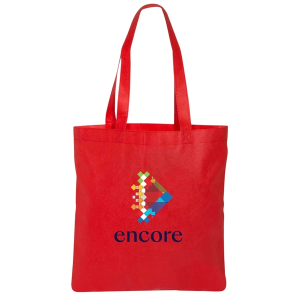 13.5" x 14.5" 80GSM non-woven material tote bag with 22" handles.... from ASI 63549 Jornik Manufacturing Corp