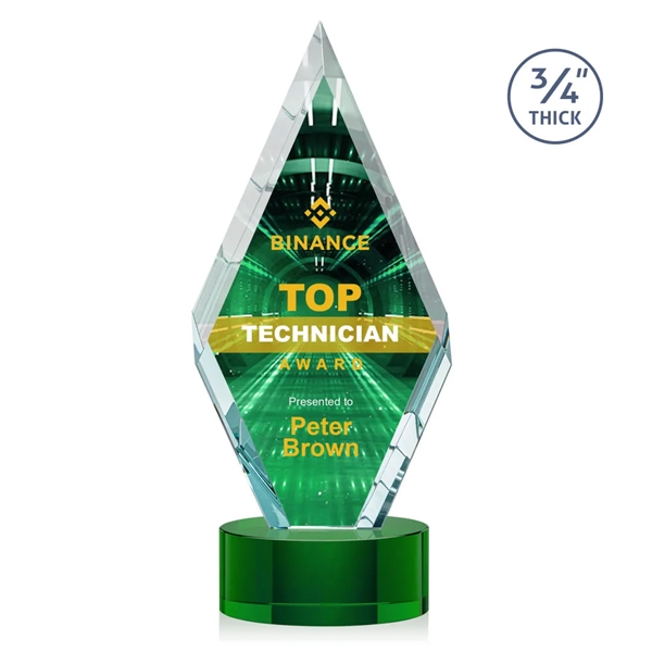 Richmond VividPrint™ Award on Marvel - Green... from ASI 84592 St Regis Group / St Regis