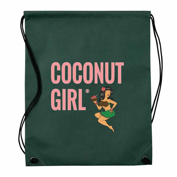 17.5" x 14.5" x 0.125" 80GSM non-woven polypropylene drawstring cinch backpack.... from ASI 63549 Jornik Manufacturing Corp / Jornik