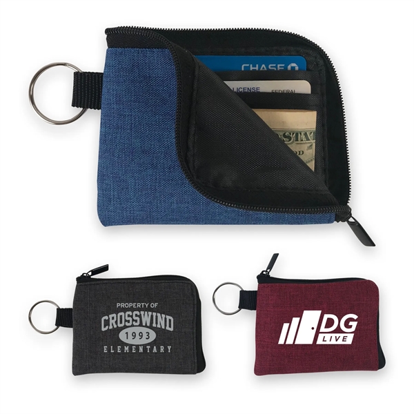 Minimalist wallet is made with a heathered material that is perfect... from ASI 34800 Alstar Creations