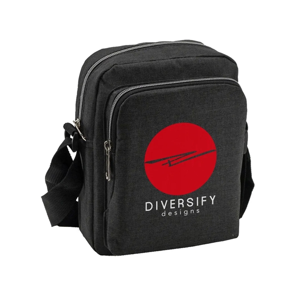 Vertical Triple Zipper Sling Bag... from ASI 31517 Admart Products / Admart Line