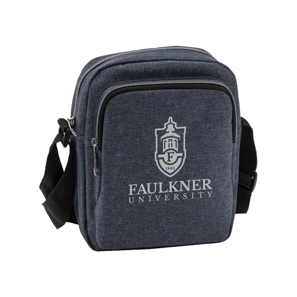 Vertical Triple Zipper Sling Bag... from ASI 31517 Admart Products / Admart Line