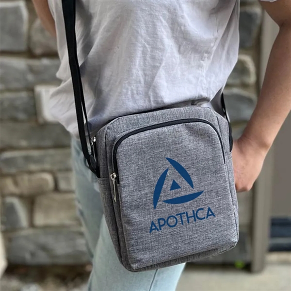 Vertical Triple Zipper Sling Bag... from ASI 31517 Admart Products / Admart Line