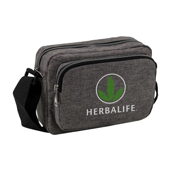 Horizontal Triple Zipper Sling Bag... from ASI 31517 Admart Products / Admart Line