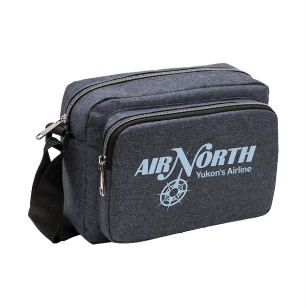 Horizontal Triple Zipper Sling Bag... from ASI 31517 Admart Products / Admart Line