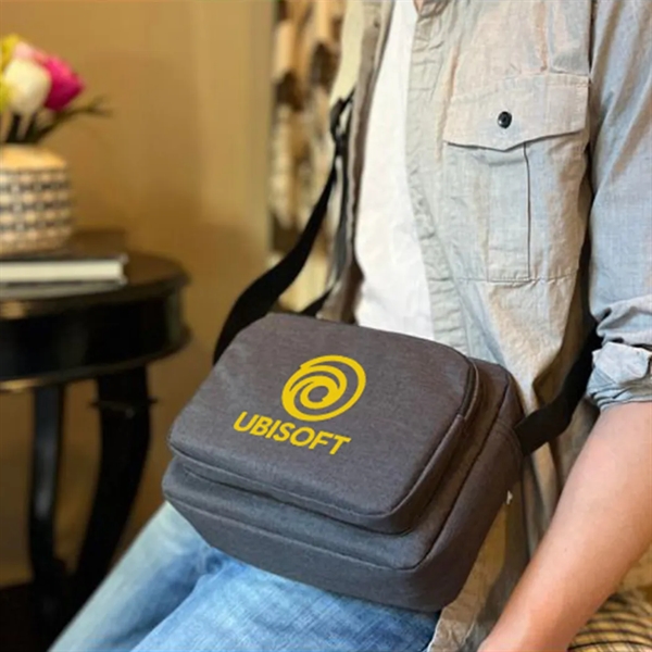 Horizontal Triple Zipper Sling Bag... from ASI 31517 Admart Products / Admart Line