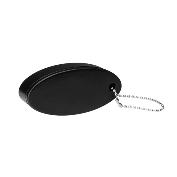 Oval floater keychain plus 1 color silkscreen imprint on 1 location... from ASI 37218 Athena Promo (tm)