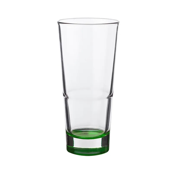 Clear highball glasses with 15 oz. capacity plus 1 color silkscreen... from ASI 37218 Athena Promo (tm)