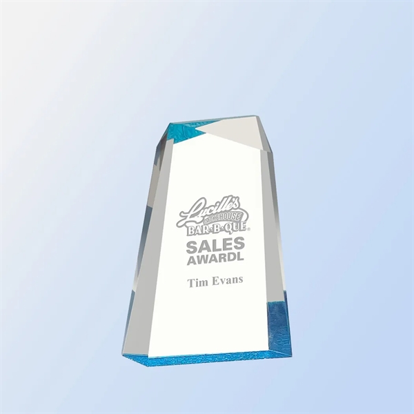 Acrylic Blue Mesa Award... from ASI 31517 Admart Products / Admart Line