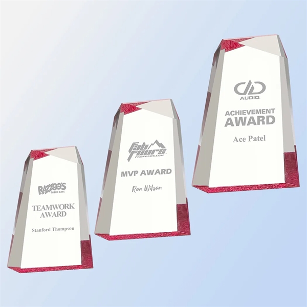 Acrylic Red Mesa Award... from ASI 31517 Admart Products / Admart Line