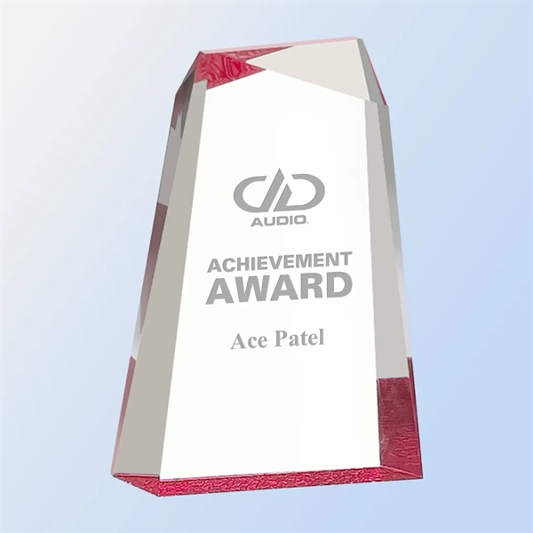 Acrylic Red Mesa Award... from ASI 31517 Admart Products / Admart Line