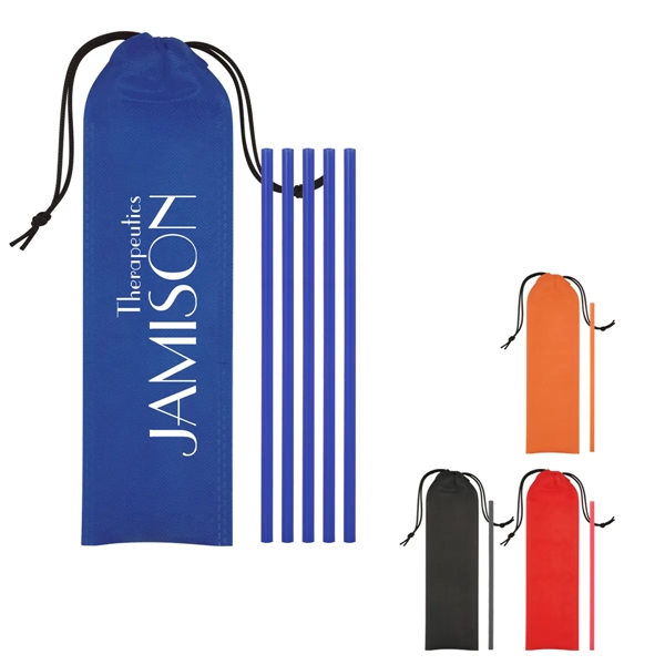 Handcrafted, unique, reusable Joplin straw made of food-grade silicone with a... from ASI 61125 Hit Promotional Products / Hit®