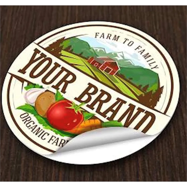 Round Full Color Sticker... from ASI 89971 Stuff A Mug