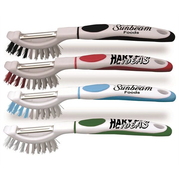 Clean up veggies and profits with this vegetable brush & peeler... from ASI 38980 Bay State Specialty Co