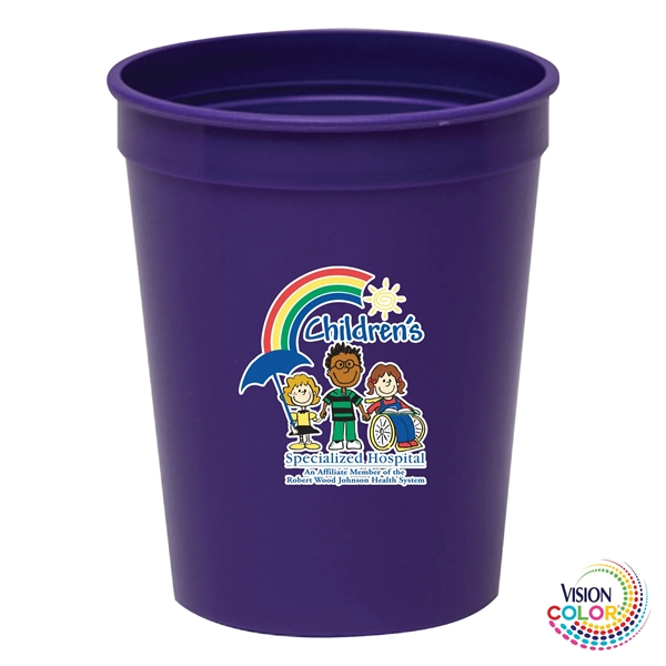 12 oz. USA-Made, Colored Stadium Cups are the perfect marketing tool... from ASI 80060 VisionUSA