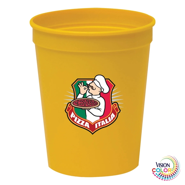 12 oz. USA-Made, Colored Stadium Cups are the perfect marketing tool... from ASI 80060 VisionUSA