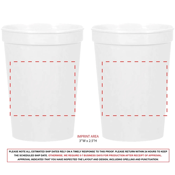 12 oz. USA-Made, Colored Stadium Cups are the perfect marketing tool... from ASI 80060 VisionUSA