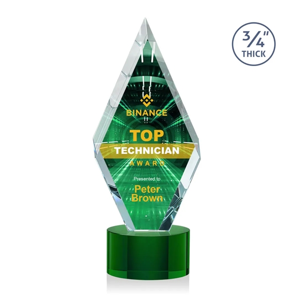 Richmond VividPrint™ Award on Marvel - Green... from ASI 84592 St Regis Group / St Regis