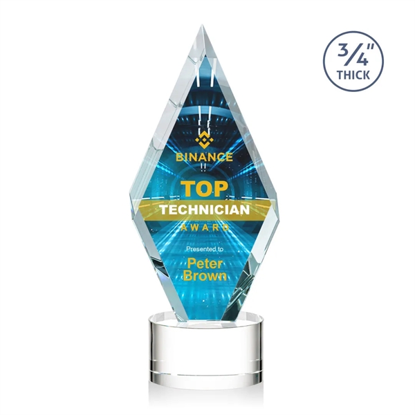 Richmond VividPrint™ Award on Marvel - Clear... from ASI 84592 St Regis Group / St Regis