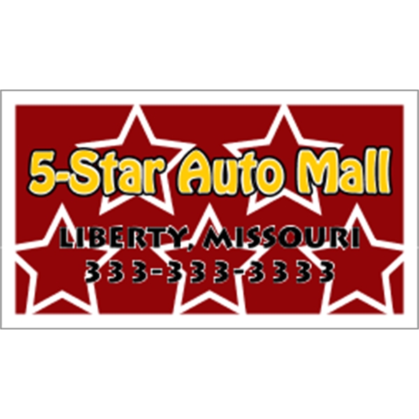 2" x 3.5" business card magnets with square corners, .015" or... from ASI 89910 Stouse, LLC