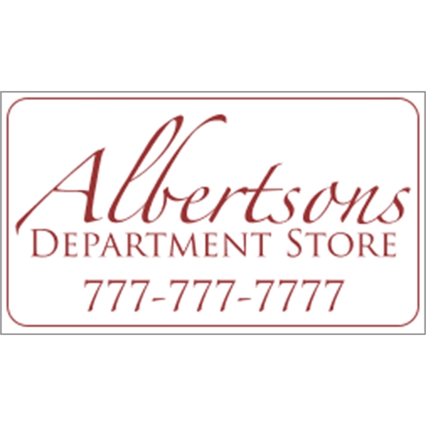 2" x 3.5" business card magnets with square corners, .015" or... from ASI 89910 Stouse, LLC