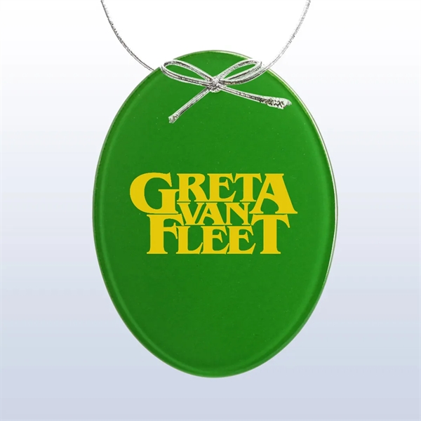 Green Oval Ornament... from ASI 31517 Admart Products / Admart Line