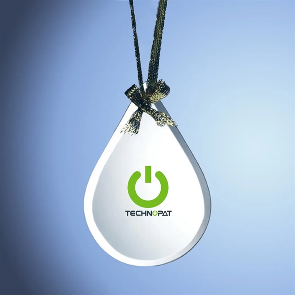 Jade Glass Teardrop Ornament... from ASI 31517 Admart Products / Admart Line