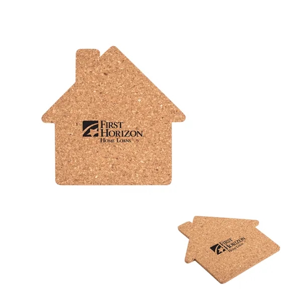 House shaped coaster that's made of cork.... from ASI 98360 WOWLine / WOWLine®