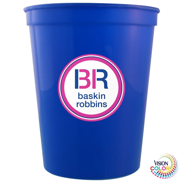 16 oz. USA-Made, Colored Stadium Cups are the perfect marketing tool... from ASI 80060 VisionUSA