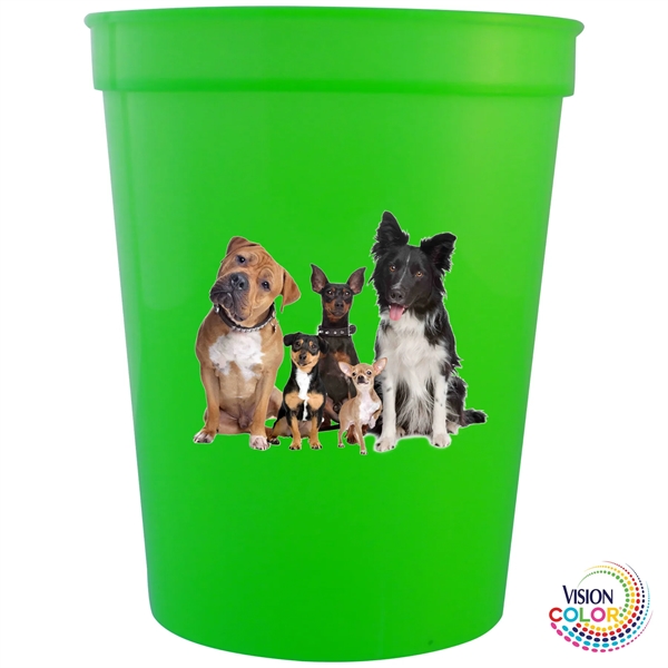 16 oz. USA-Made, Colored Stadium Cups are the perfect marketing tool... from ASI 80060 VisionUSA