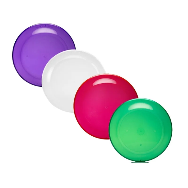 9.25 inch Translucent color flying disc plus free 1 color silkscreen... from ASI 37218 Athena Promo (tm)