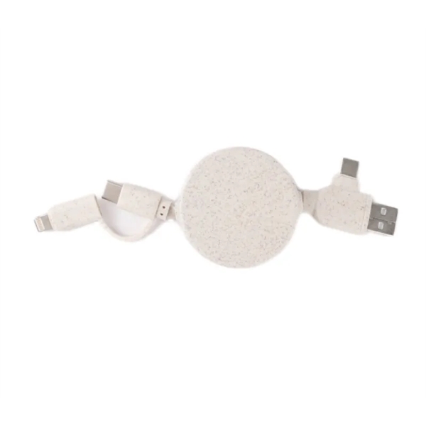 6-in-1 Eco-friendly Retractable Charging Cable plus laser engraving on 1 location... from ASI 37218 Athena Promo (tm)