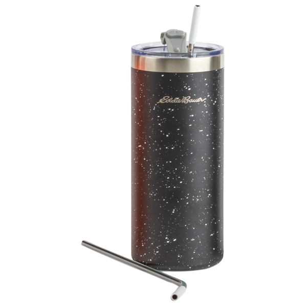 Eddie Bauer Black 42oz Palisades tumbler with straw and lid... from ASI 90503 TD Fischer