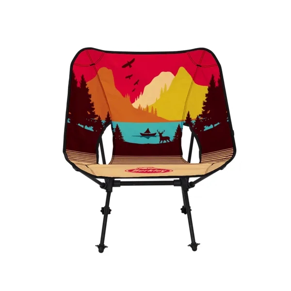 Collapsible camping chair with full color dye sublimation printing and a... from ASI 88060 Snugz/USA Inc
