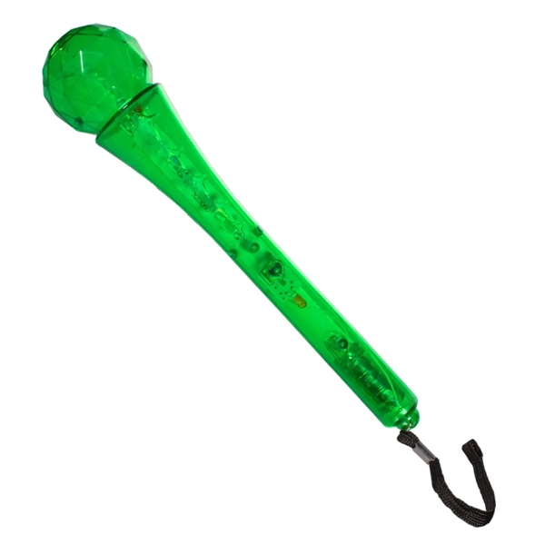 9" plastic microphone with assorted color LED lights.... from ASI 42016 Brighter Promotions Inc